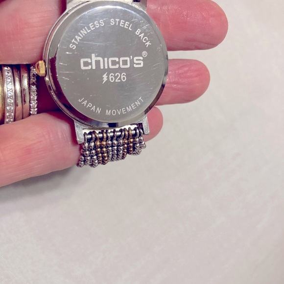 Chico’s Women Kerrianne Watch Mixed Metal Band - Picture 3 of 7